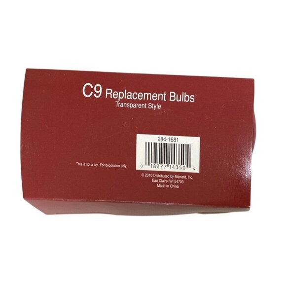 C9 Replacement Bulbs Transparent Multi-Color 4-Pack - Picture 2 of 5